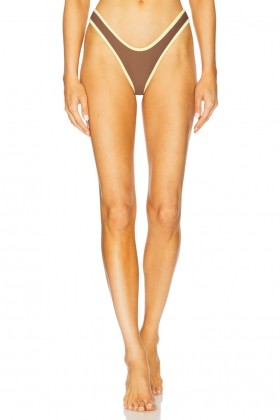  Damen-Badeanzüge & Strandkleider | Lovers + Friends Ayo Bottom Braun & Gelb