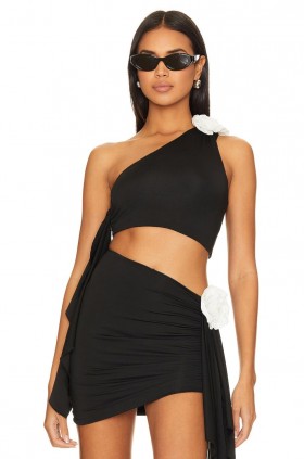  Damenoberteile | Lovers + Friends Cordelia Top Schwarz & Weiß