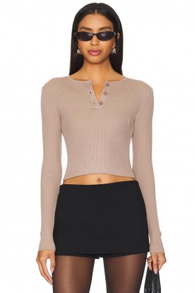  Damen-Tops | Lovers + Friends Larisa Henley Mushroom