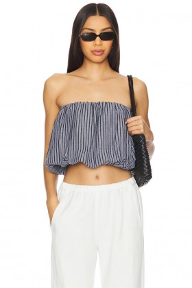  Damenoberteile | Lovers + Friends Taylen Top, marineblau gestreift