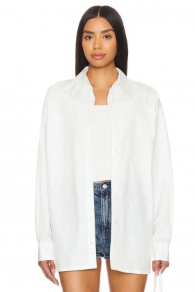  Damen-Tops | Lovers + Friends X Maggie Macdonald Mia Shirt Weiß